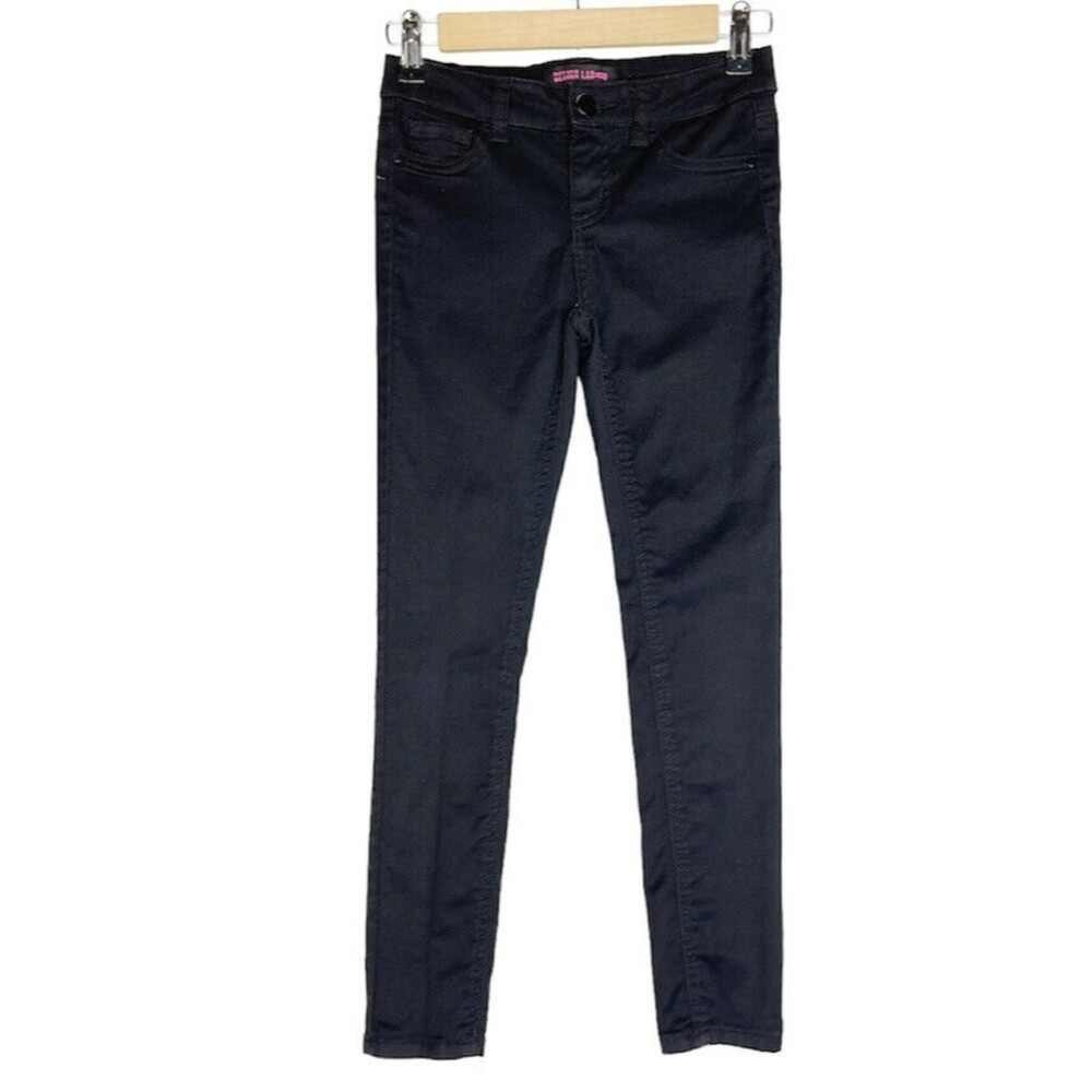 Girls Black Skinny Design Lab Chino Pants Size 8
